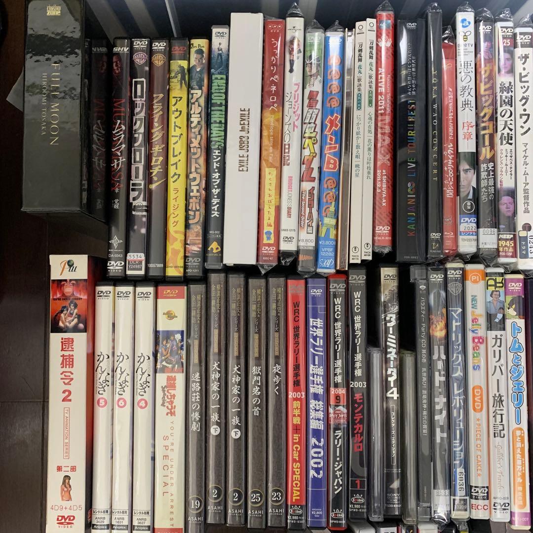 DVD 大量　まとめ売り　洋画　邦画　アニメ　LIVE ライブ　120本セット