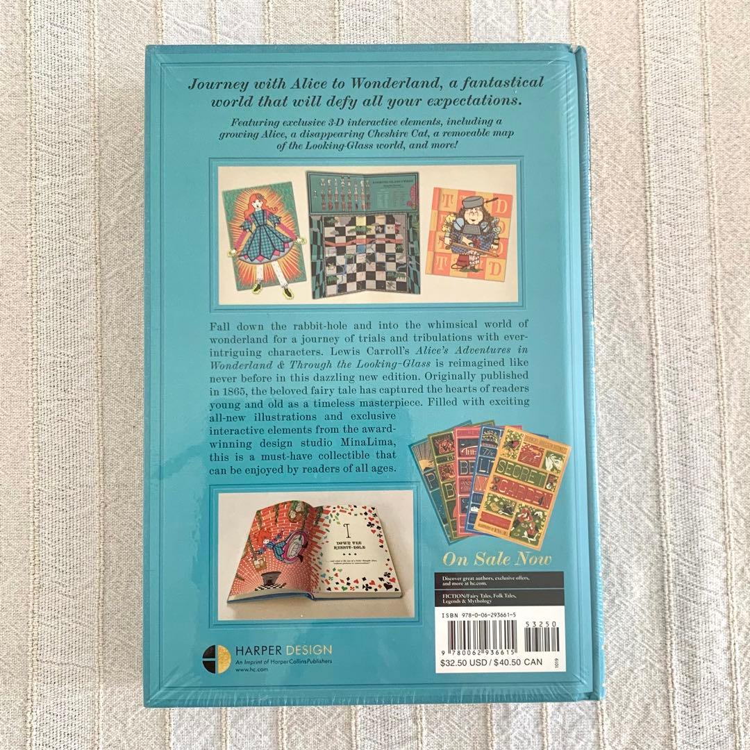 ＜未開封＞美しい絵本『不思議の国のアリス』Alice In Wonderland