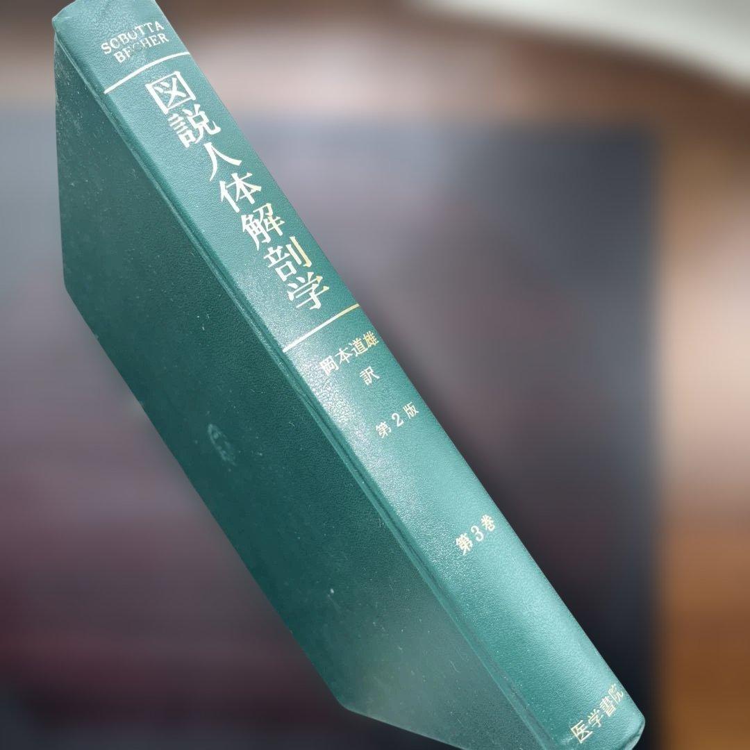 図説人体解剖学第1巻と第3巻　医学書院