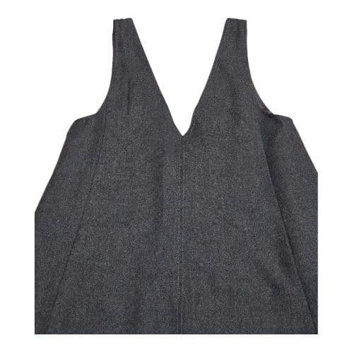 美品☆ANAYI アナイ　Vネックジャンパースカート　Aライン　ロングワンピース
