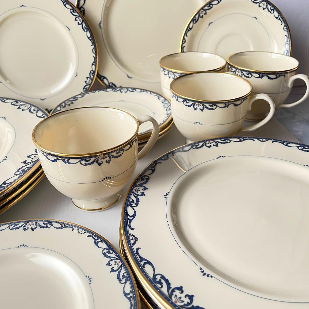 Lenox レノックス リバティ 食器セット 20点 4人分 皿 カップ
