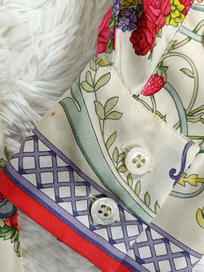 ETRO エトロ シルクブラウス シャツ 【サイズ40 L相当】【タグ付】