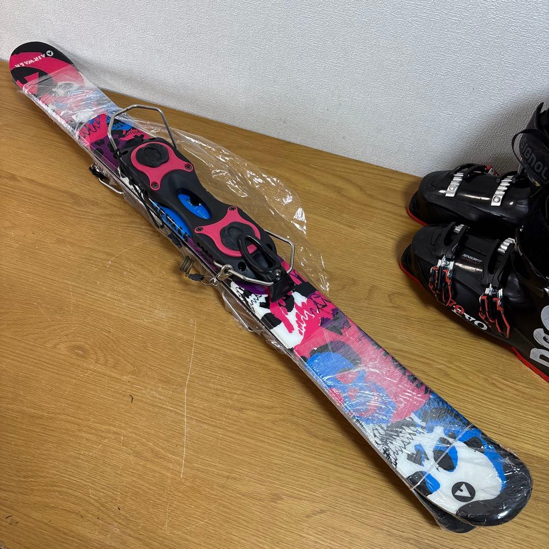 未使用メンズショートスキーセット　ファンスキー　ロシニョール 25-25.5㎝