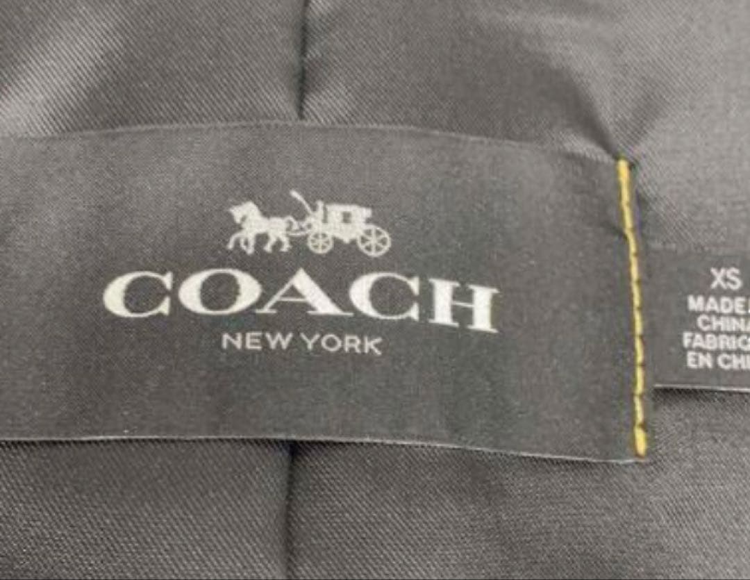 COACH シングルライダースジャケット　サイズXS E1602-33779