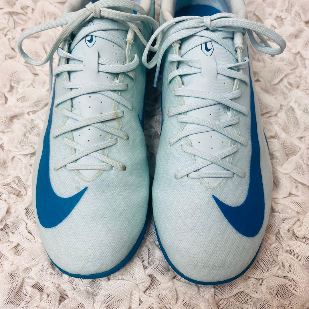 NIKEナイキフットサルシューズ26.5希少完売品レアブルー室内インドアサッカー