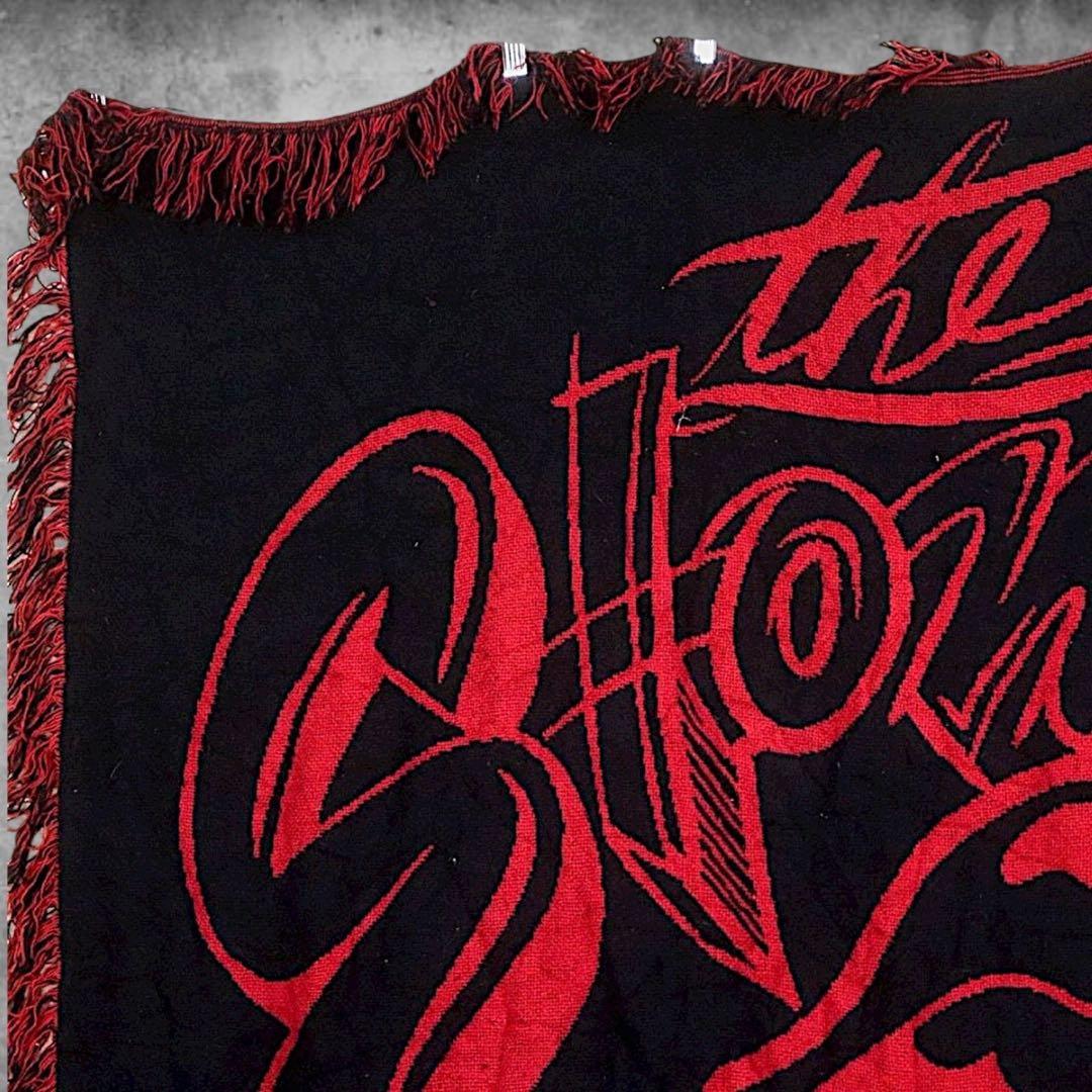 BOJC バンド ラグ 黒 Rolling Stones ローリングストーンズ