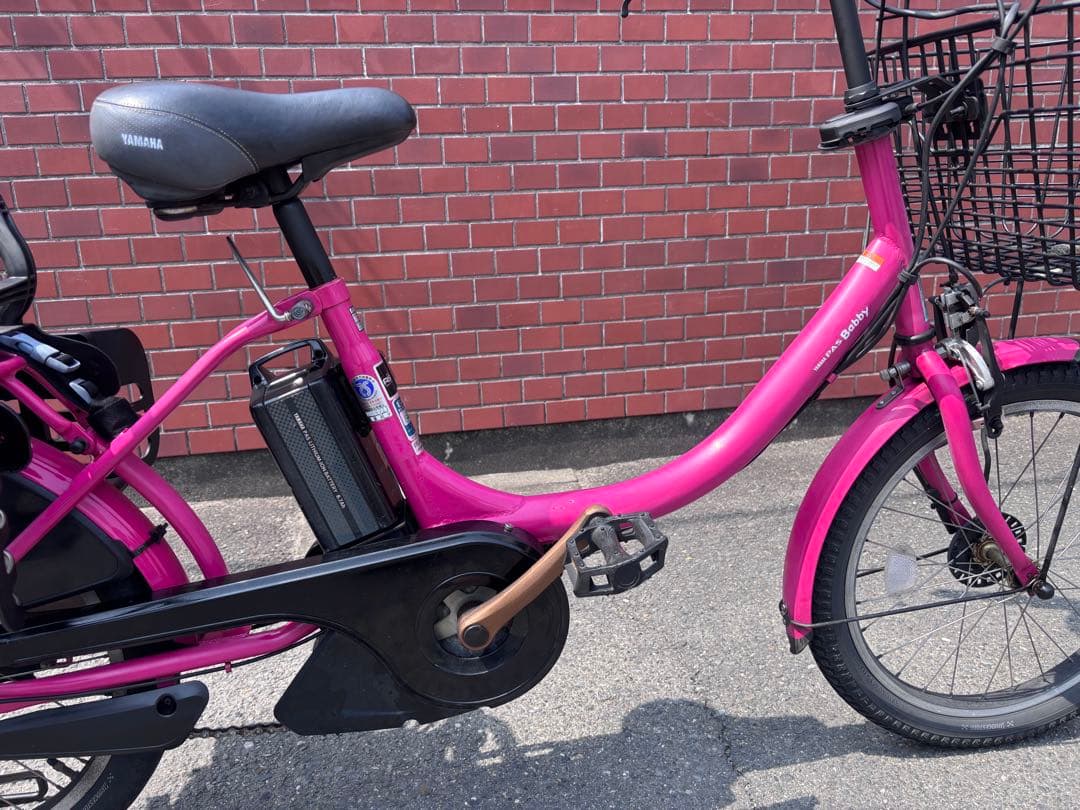 YAMAHA pas babby 電動アシスト自転車 ピンク　チャイルドシート