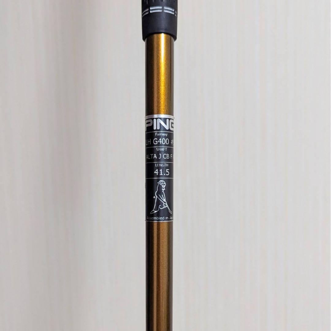 左打ち レフティ PING ピン G400 9w フェアウェイウッド