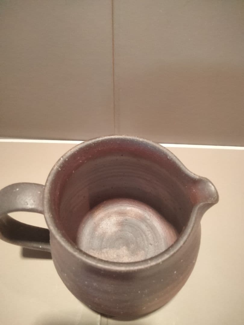 備前焼　藤見俊一　水差し　ピッチャー