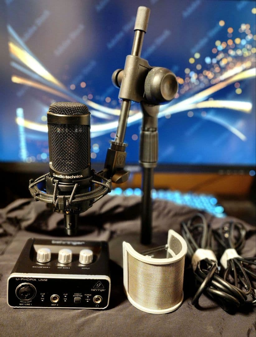 audio-technica コンデンサーマイク セット AT2050