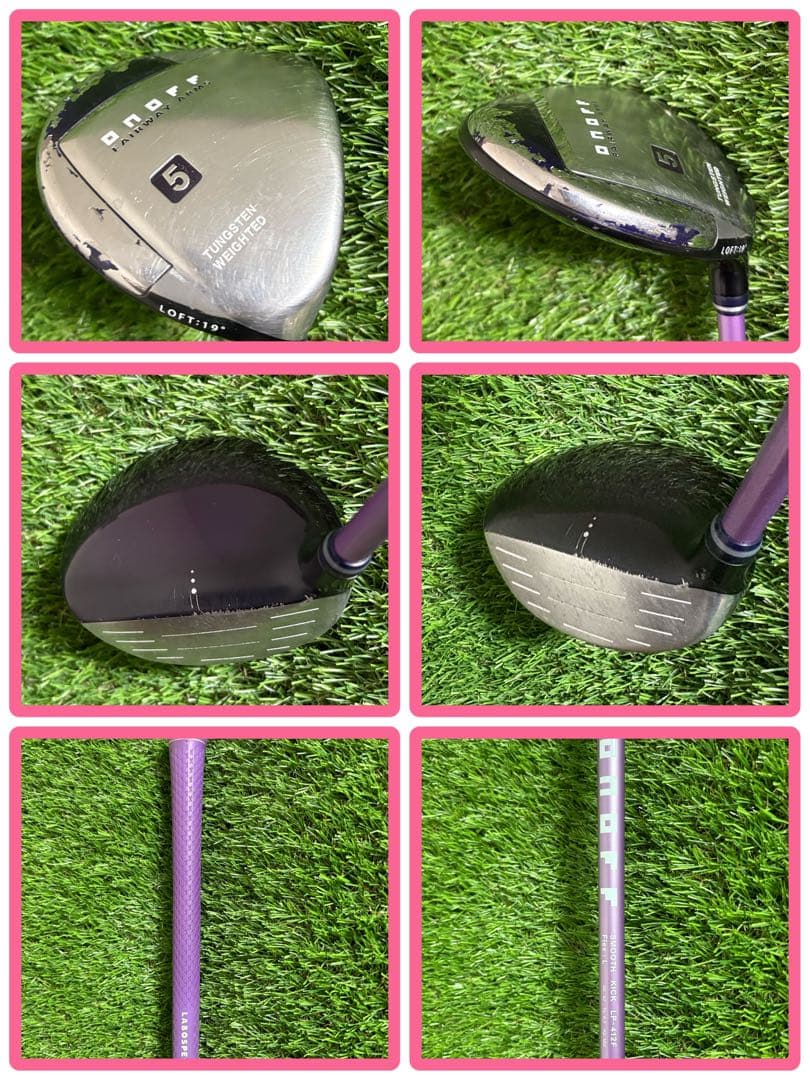 レディースバッグ新品！オノフONOFFクラブフルセット13本フレックスL