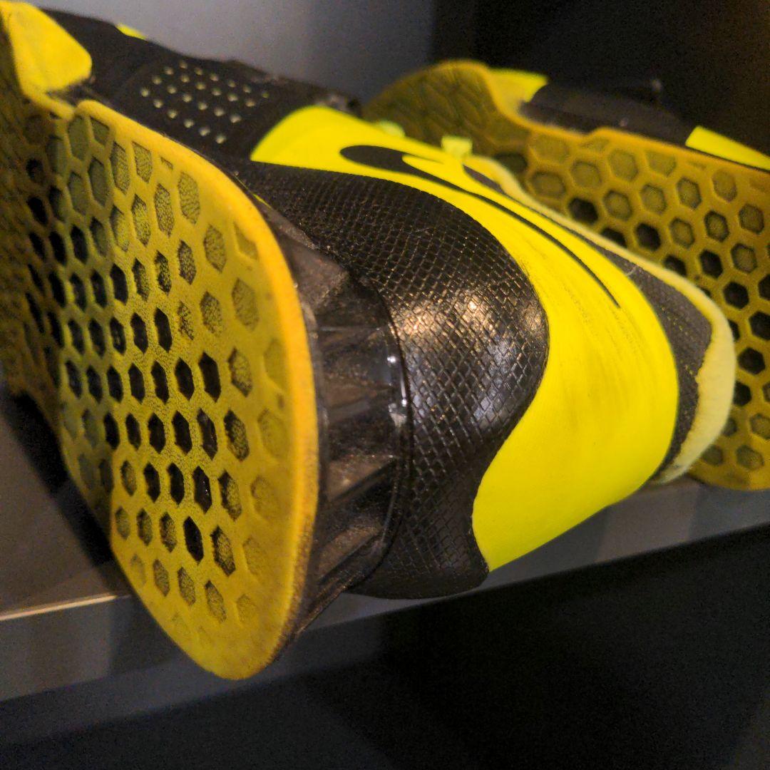 Nike ロマレオス3 パワーリフティングシューズ イエロー ベルクロ　27cm