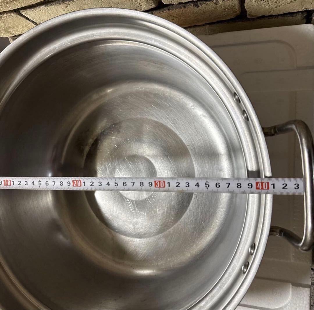 業務用　段付鍋　両手鍋　IH対応　39cm 調理器具 厨房用品