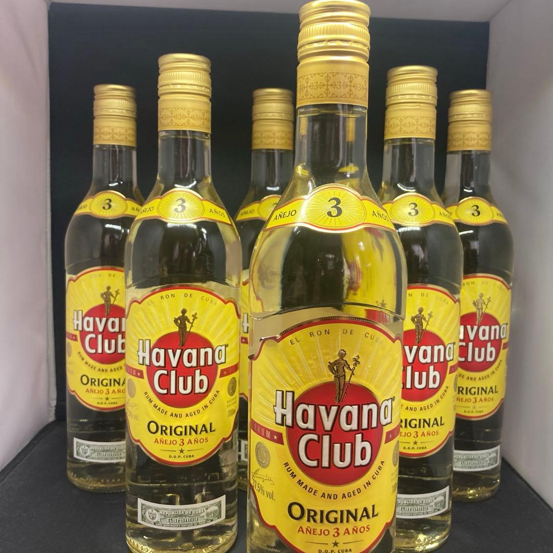 【限界値】正規品ハバナクラブ3年　Havanna Club700ml 6本セット