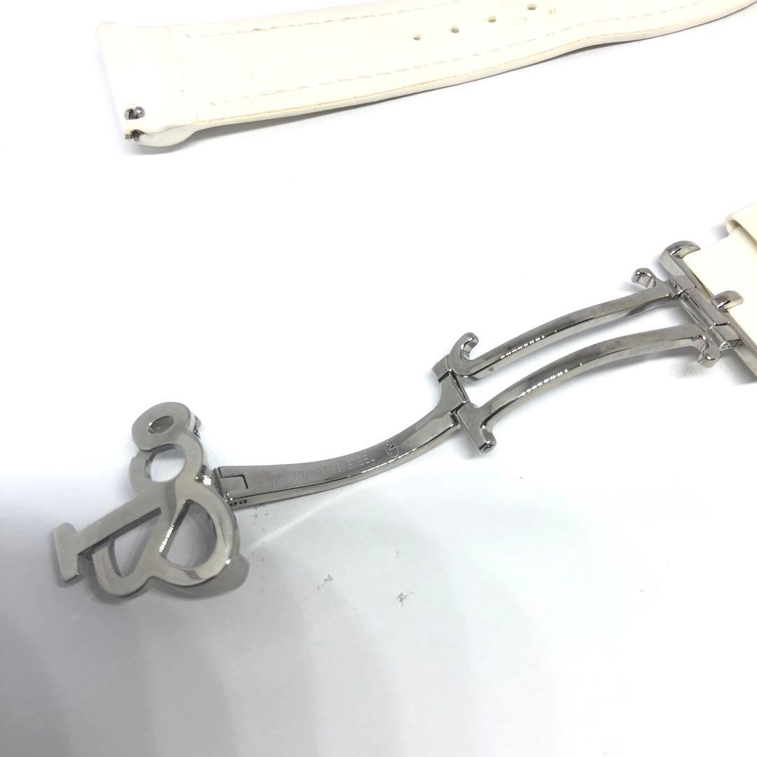 ジェイコブ JACOB&Co 40mm専用 白 ラバーベルト バンド バックル