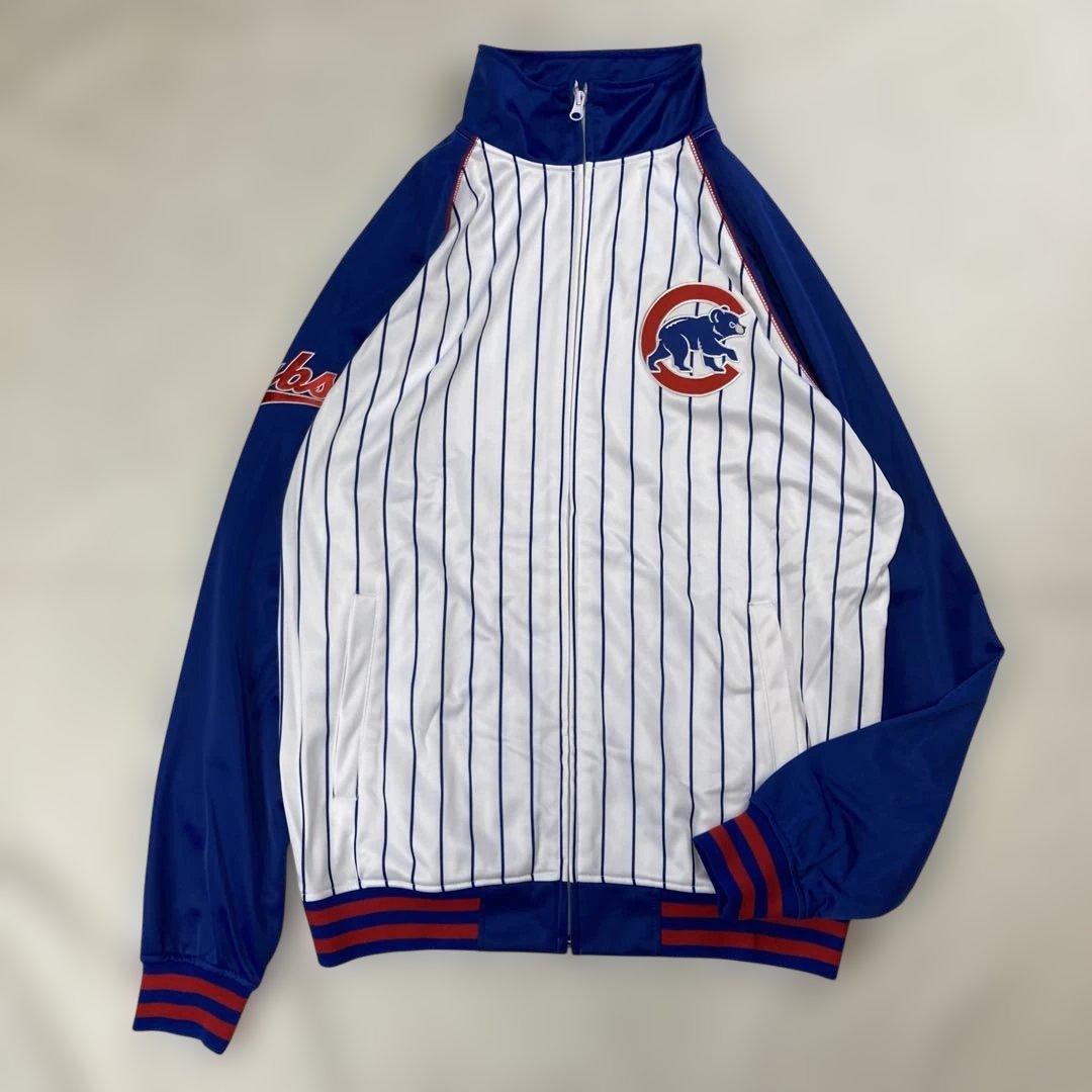 【カツ】MLB シカゴ　カブス　トラックジャケット　チームロゴ刺繍
