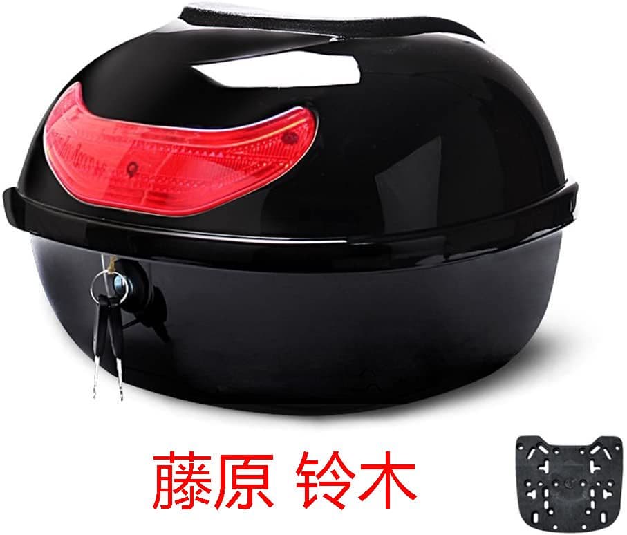 リアボックス 背もたれ バイクボックス 原付 25L 小型 防水 防振 汎用T
