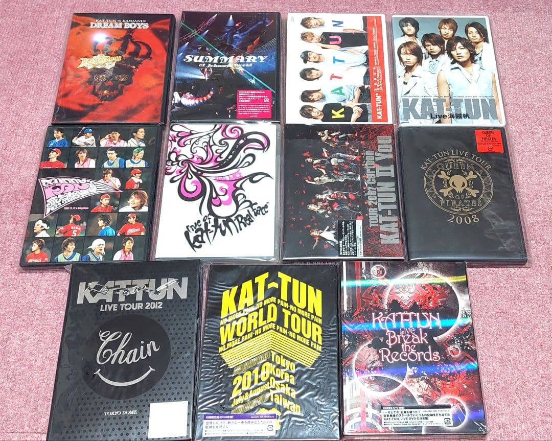 KAT-TUN 6人時代 ライブ DVD 11枚 セット まとめ売り