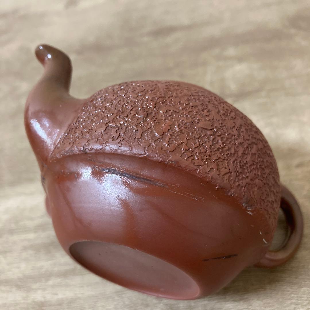 備前　古備前　小茶器　朱泥　石目肌　茶道具　煎茶時代　古美術　宝瓶　湯呑