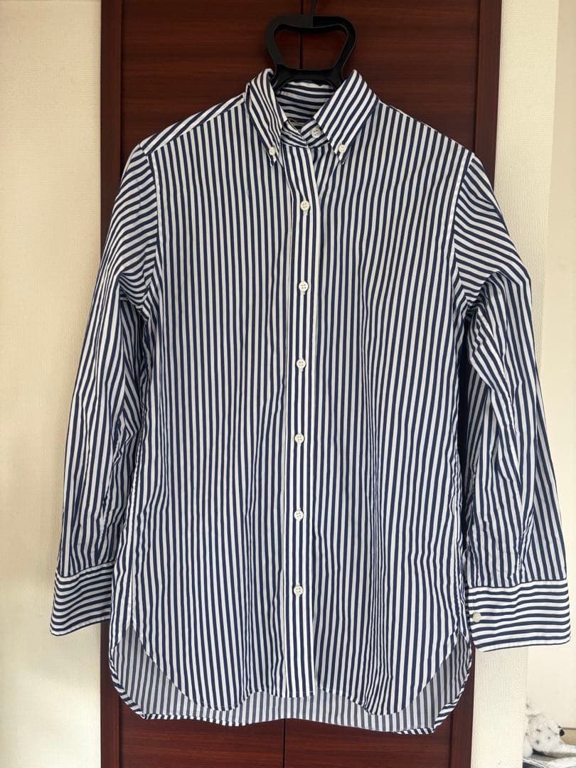 定価3.9万 ドゥーズィエムクラス New B.D. SH ストライプシャツ
