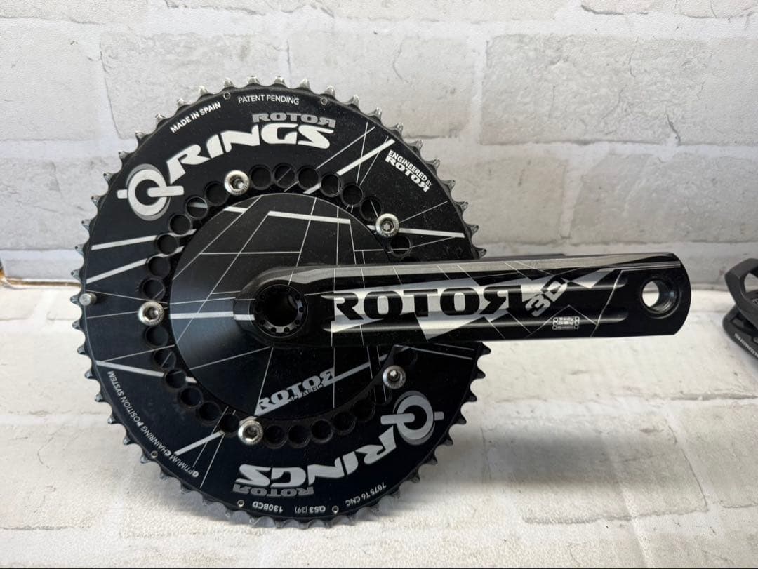 パーツ ROTOR 3D Q-RINGS 53-39 175mm