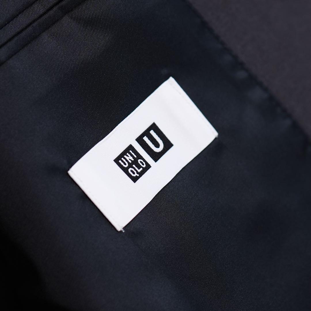 極美品 UNIQLO U ユニクロ スーツ セットアップ フォーマル グレー L