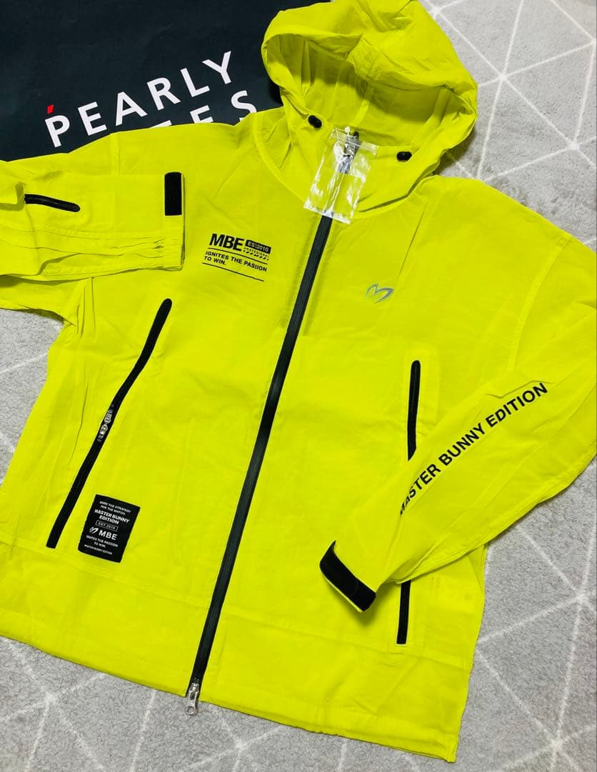新品 パーリーゲイツ マスターバニー ドビーストレッチ ブルゾン(4)M/黄