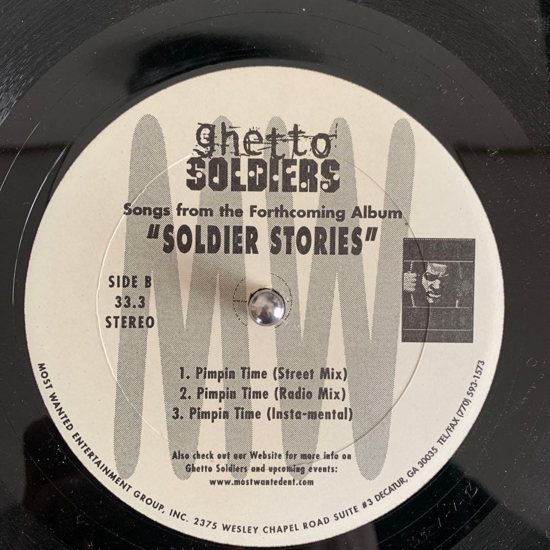 GHETTO SOLDIERS G-RAP G-FUNK レコード
