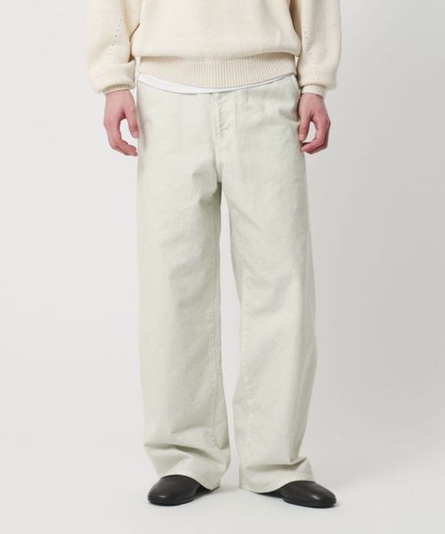 26SS H BEAUTY&YOUTHダスティカラーバギーデニムパンツ 新品