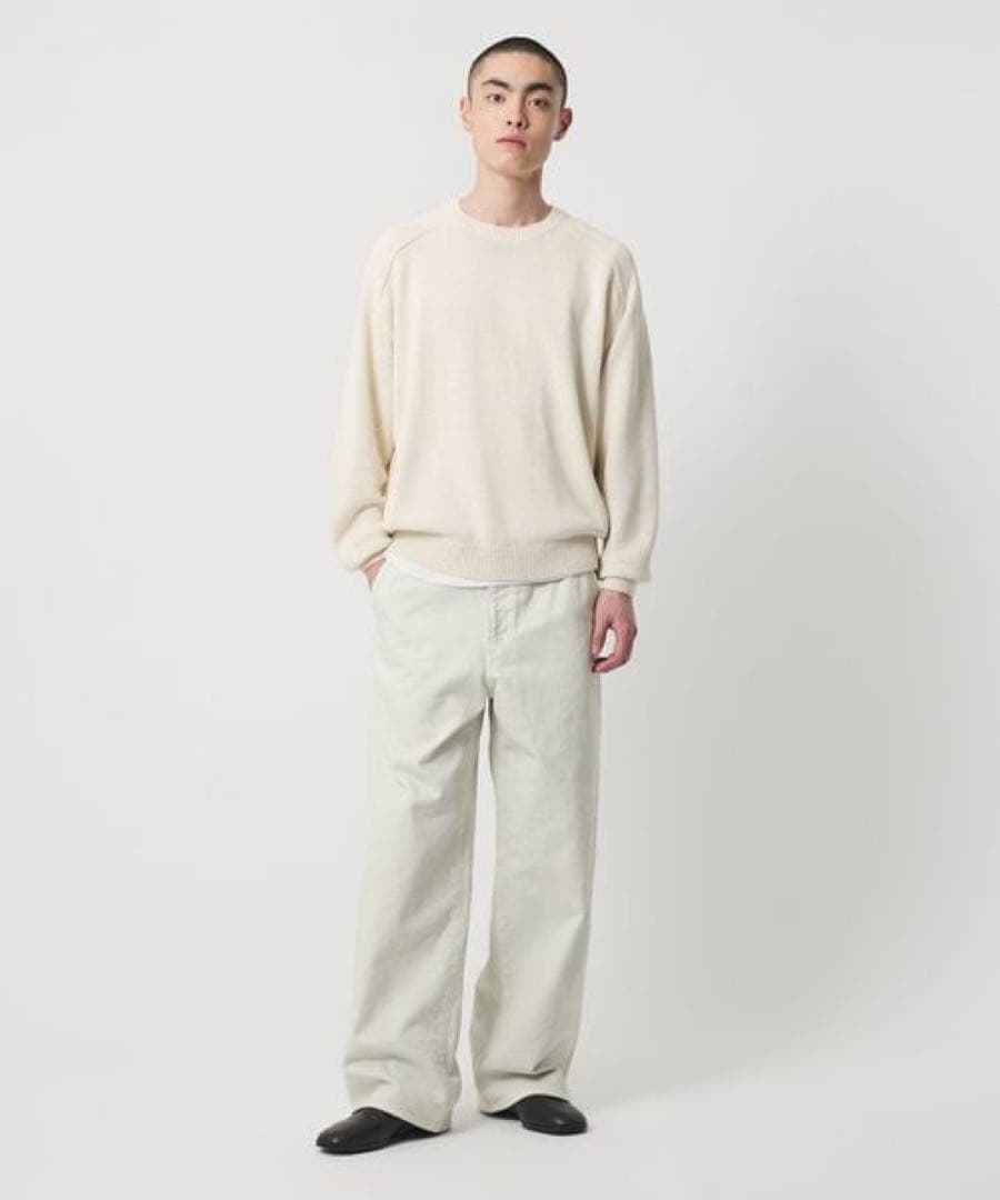 26SS H BEAUTY&YOUTHダスティカラーバギーデニムパンツ 新品