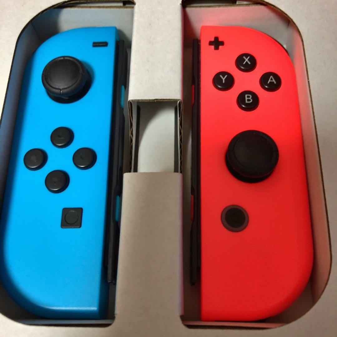 完備品　おまけ付き　NINTENDO SWITCH 本体 ネオンブルー レッド