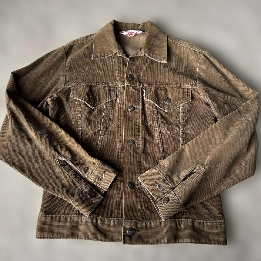 70's Levi's トラッカージャケット コーデュロイ　白タグ 70505