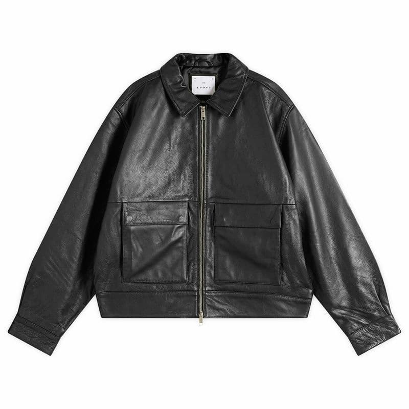 EDWIN レザージャケット DOGMA JACKET L 黒 オーバーサイズ