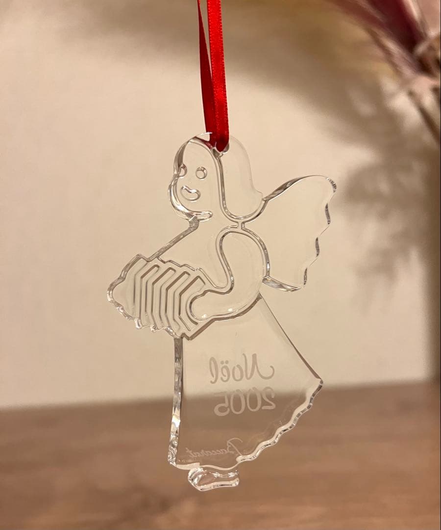 Baccarat Noël 2005 クリスマスオーナメント　天使　Angel