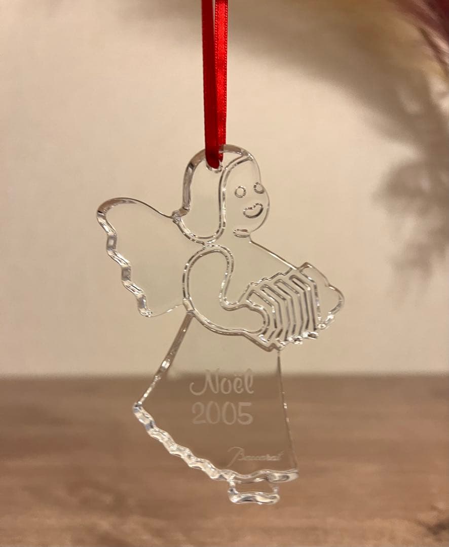Baccarat Noël 2005 クリスマスオーナメント　天使　Angel
