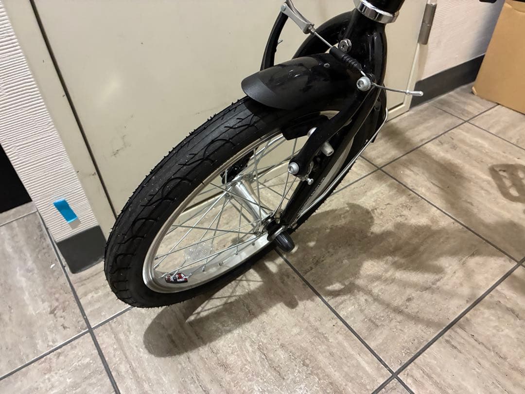 キャプテンスタッグ 折りたたみ自転車 アルミ 6段変速 16インチ