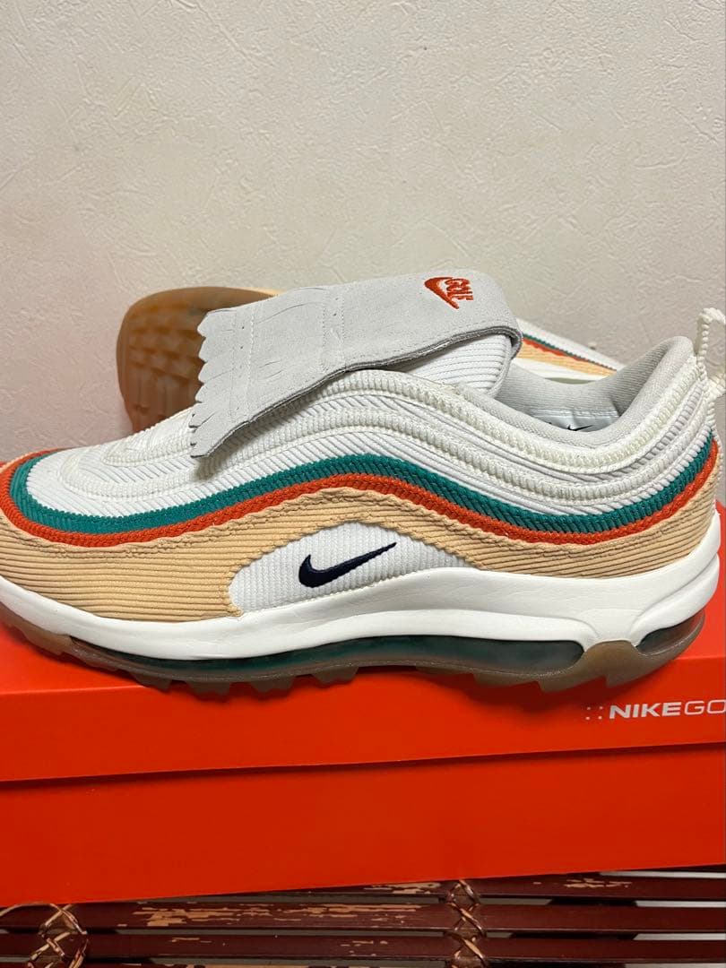 未使用新品AirMax97Golf NRG Celestial GoldUS10