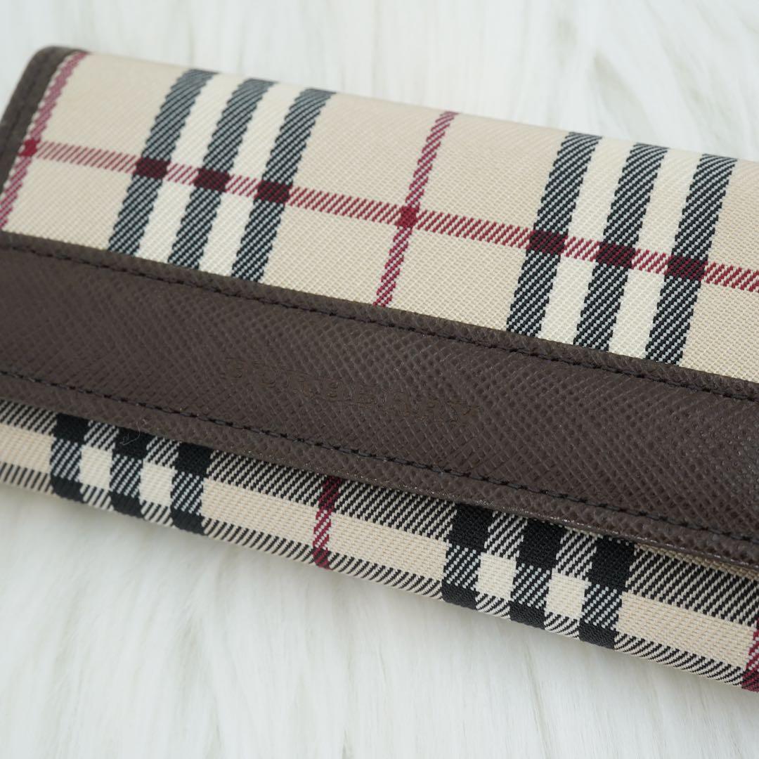未使用品　BURBREEY LONDON キーケース　ノバチェック　ブラウン