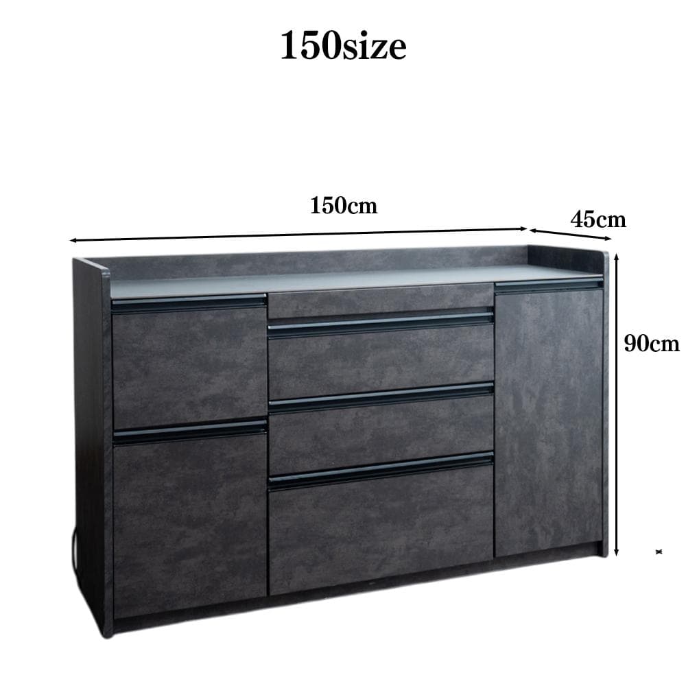 【メルカリ限定価格】セラミック天板！モダンキッチンカウンター 150cm