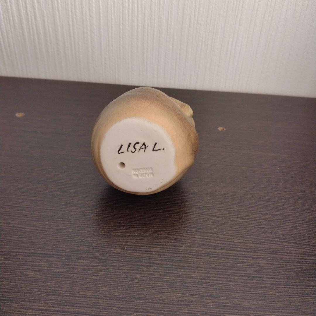 LISA L. 陶器製ネズミ型置物　リサラーソン