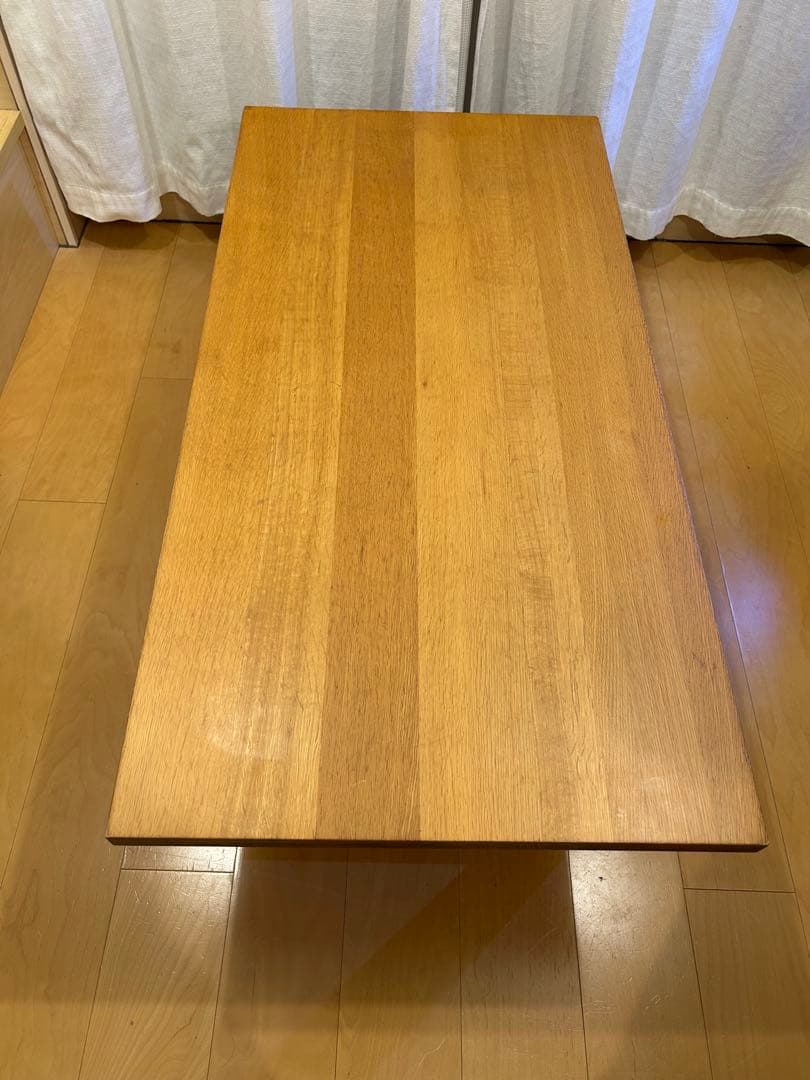 無印良品　オーク材ローテーブル　廃盤品