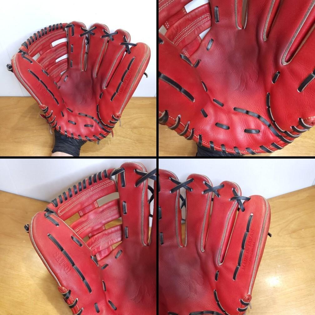 ラグデリオン 日本製 関ケ原発 小指二本入れ 良型 良品 外野用 硬式グローブ