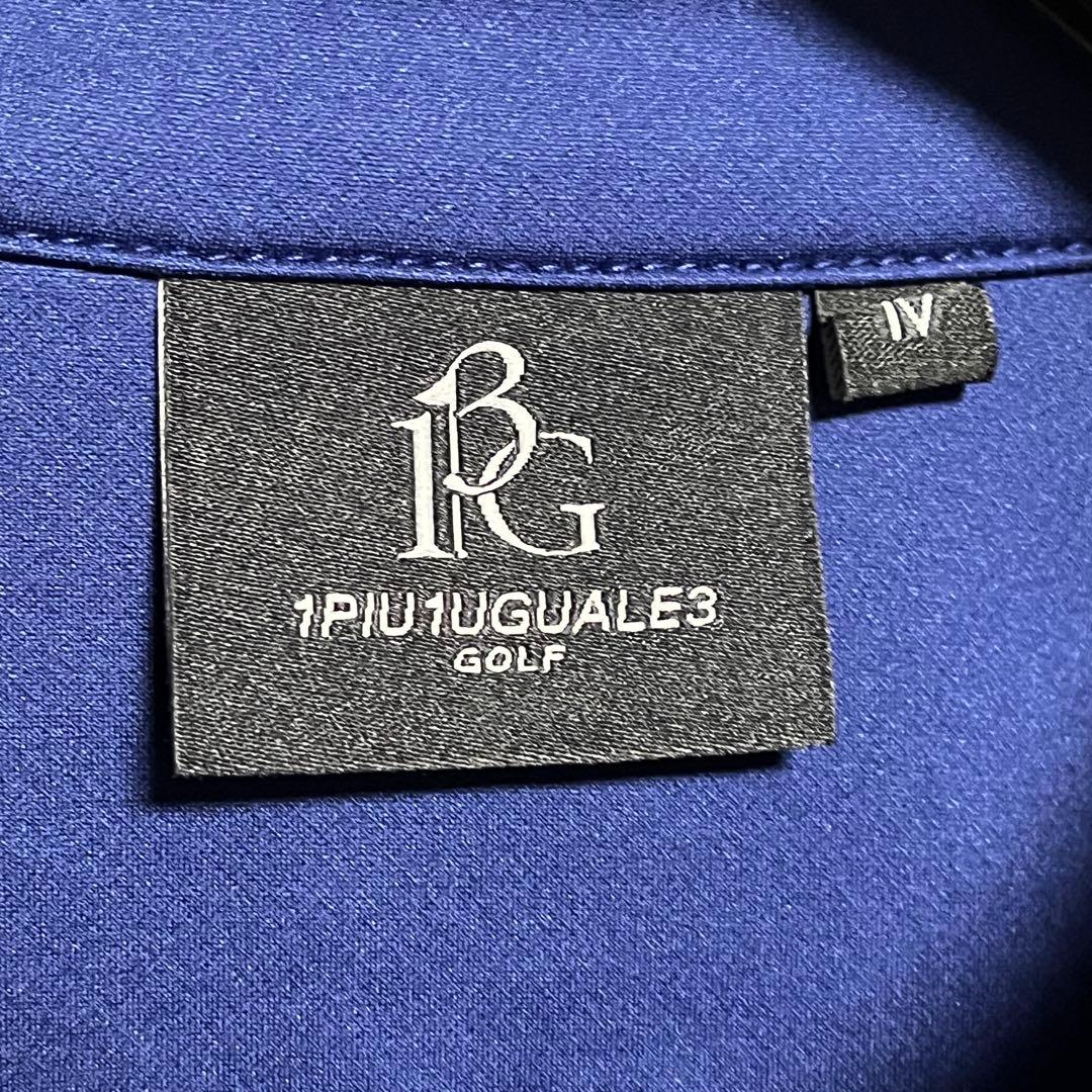 1PIU1UGUALE3 GOLF 青系 半袖ポロシャツ メンズ Ⅳ M相当