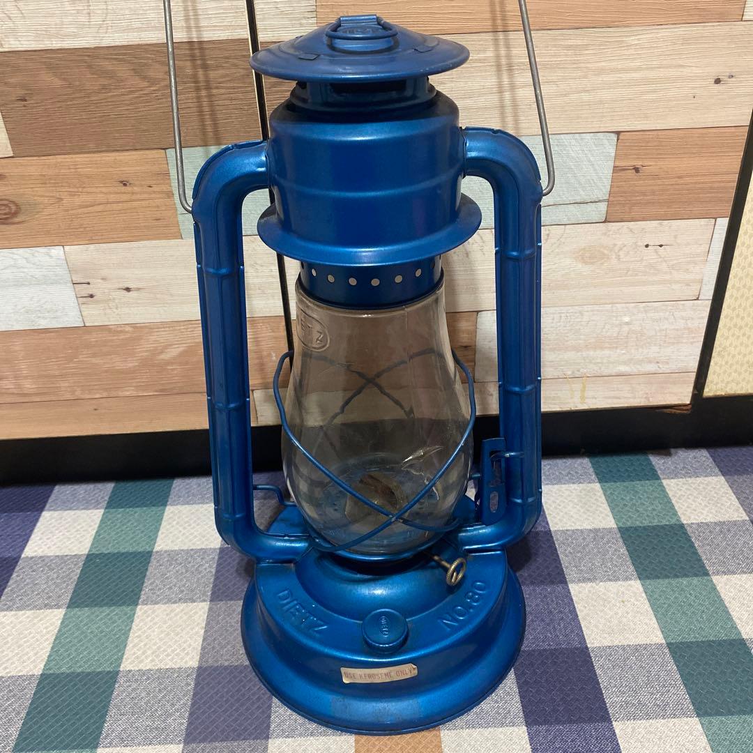 DIETZ デイツ ハリケーン ランタン #80 ブルー ビンテージ