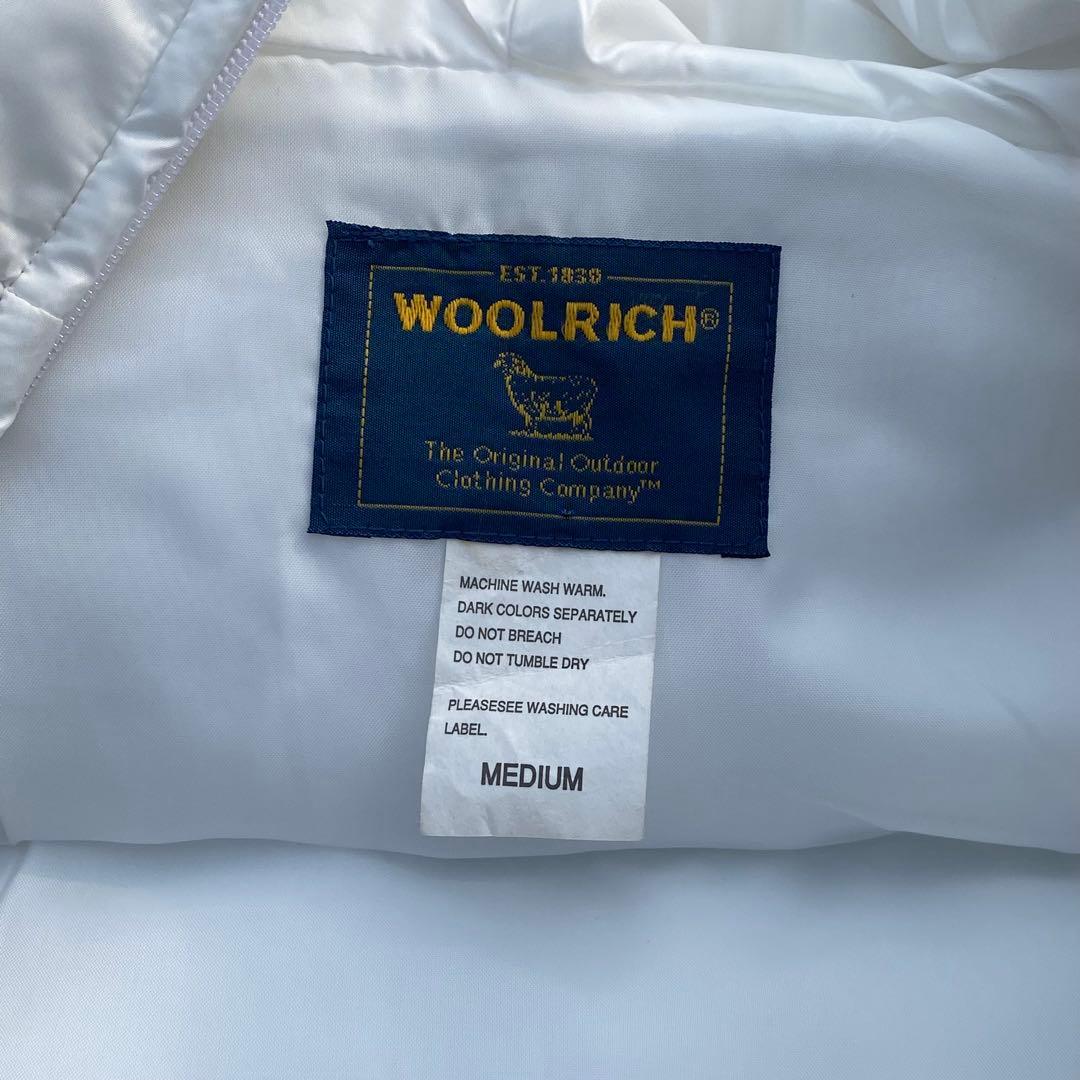 WOOLRICH 平成ギャル Y2K 白 中綿ベスト ファー　M archive