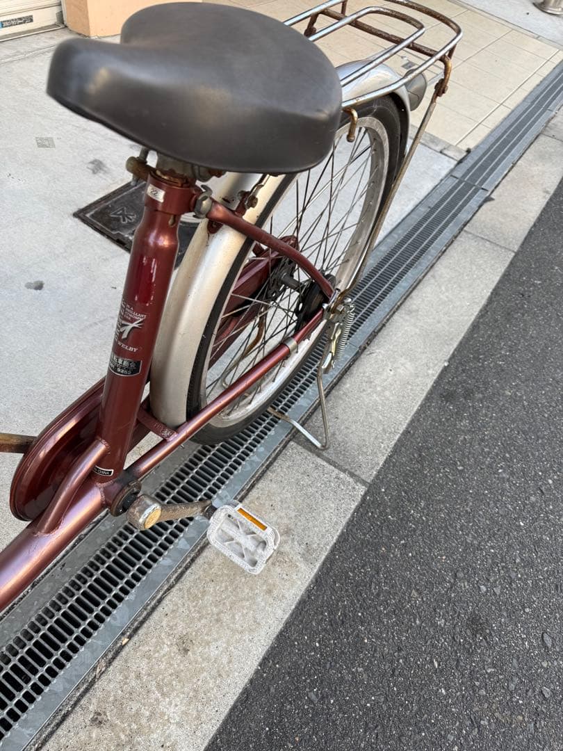 203 自転車 大阪市 【引取り限定】 美品 24インチ 足元乗りやすい