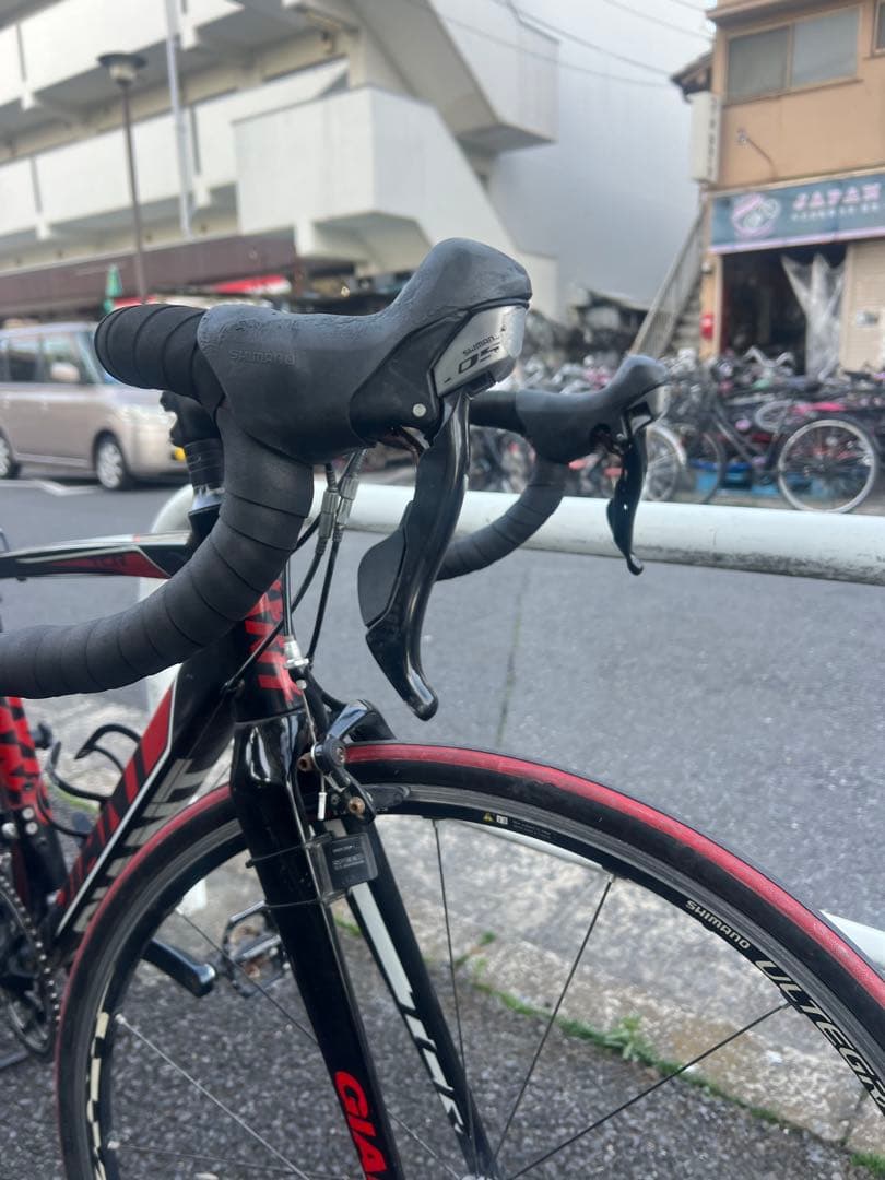 GIANT TCR ロードバイク ブラック レッド ULTEGRA 現地取引