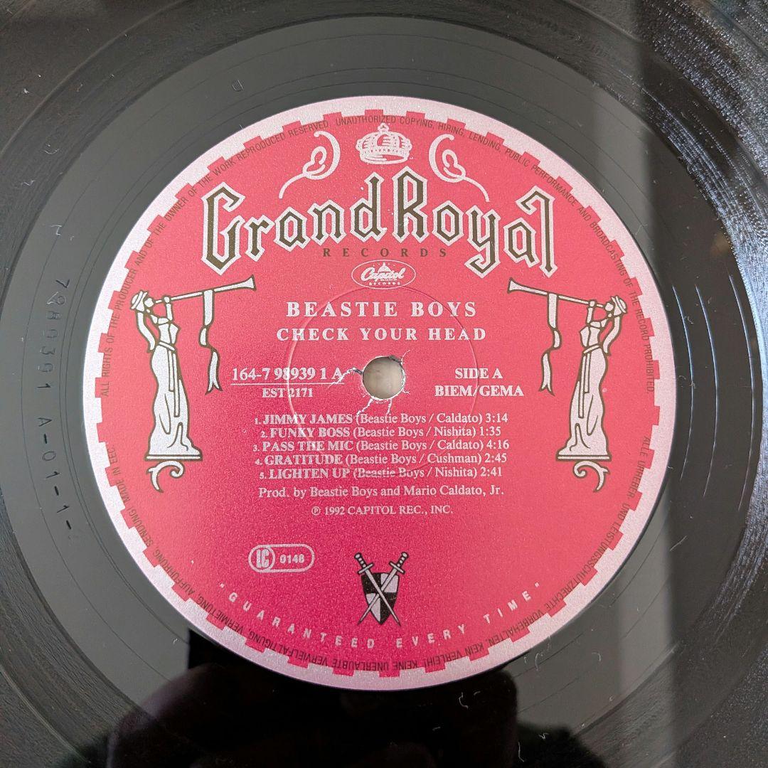 Beastie Boys Check Your Head 2LP US盤