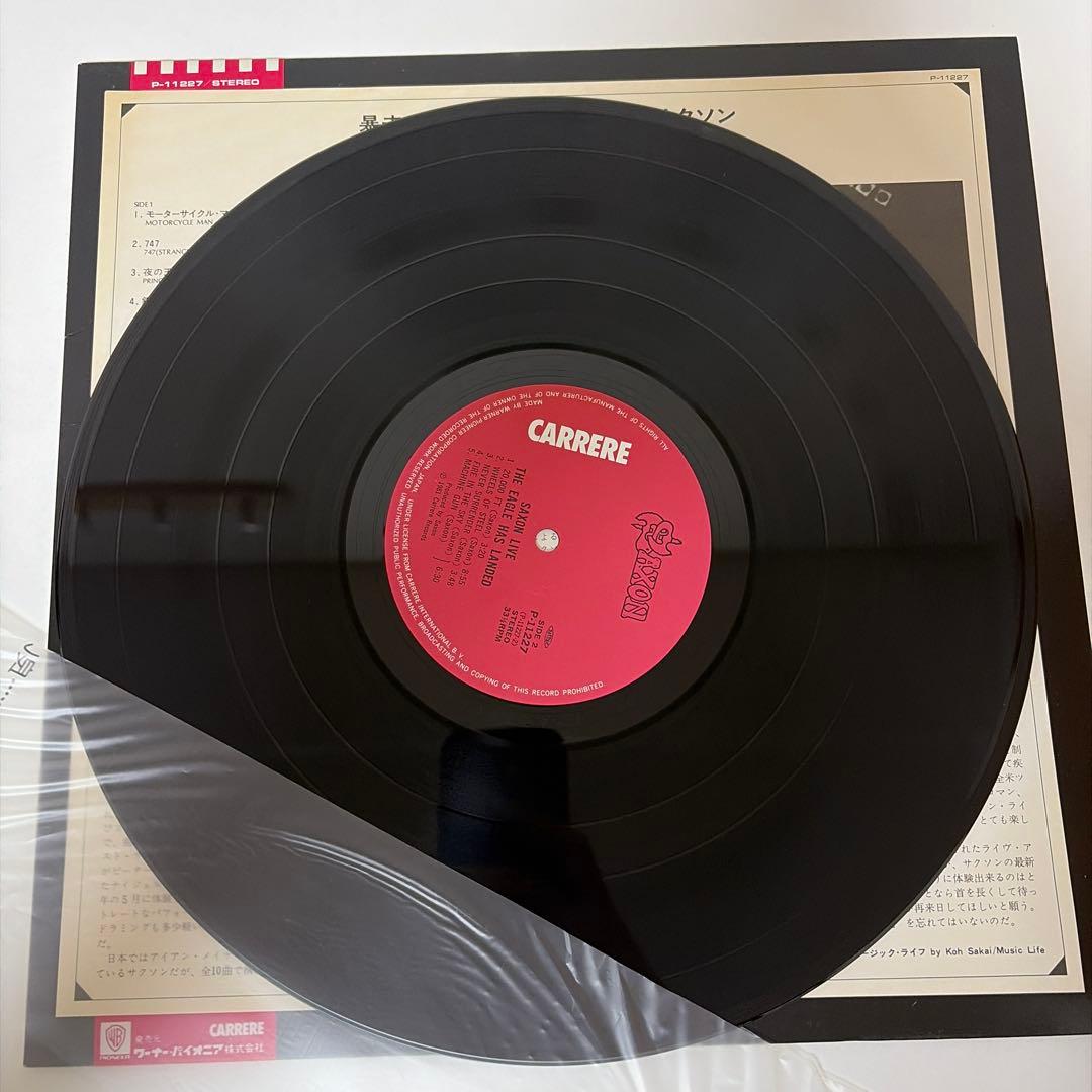 サクソン SAXON LP 2枚セット 帯付