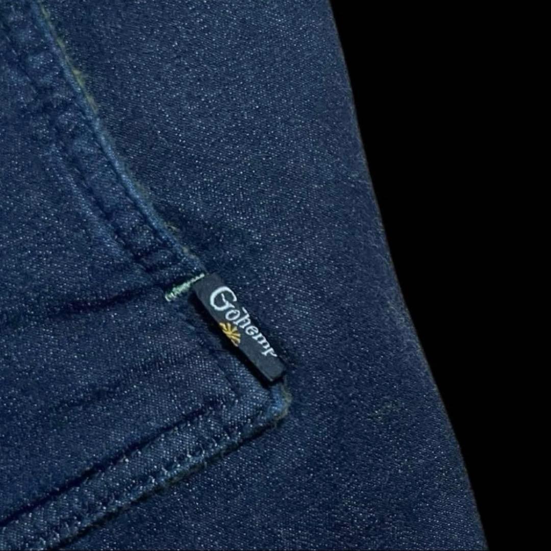 専用品 GOHEMP アノラック デニムパーカー 裏起毛 日本製 サイズ2